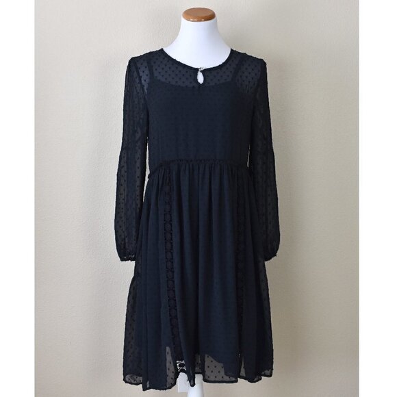 Matilda Jane Dresses & Skirts - Matilda Jane Nostalgic Charlie Sweet Swiss Dot Dress NEW M